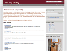 Tablet Screenshot of ketekingcountry.peoplesnetworknz.info